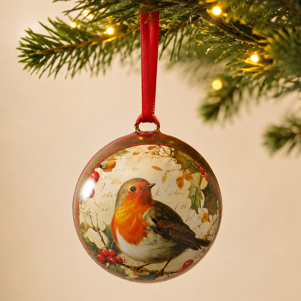 Christmas Robin Bauble